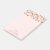 kerstfeest met schilnamenten post-it® notes (Schuin)