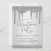 kerstfeest met Silver Driving Glitter-kerstfeest Kaart (Voorkant)