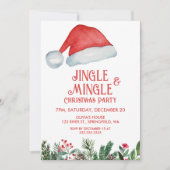 Kerstfeest met Sinterklaas Jingle & Mingle Fun Fri Kaart (Voorkant)