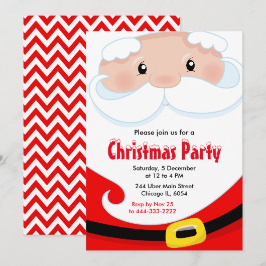 Kerstfeest met Sinterklaas Kaart (Voorkant / Achterkant)