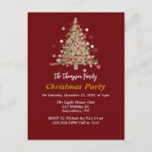 Kerstfeest met Stippenboom Briefkaart (Voorkant)