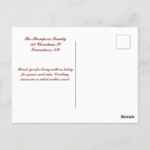 Kerstfeest met Stippenboom Briefkaart (Achterkant)