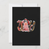 kerstfeest met varkensbrood_1 kaart (Voorkant)