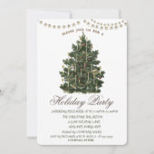 Kerstfeest met Vintage Kerstboom Kaart (Voorkant)