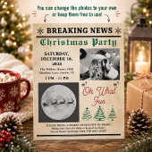 Kerstfeest met Vintage Krantenboom Kaart