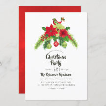 Kerstfeest met volks kunst waterverf bloemmotief