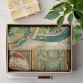  kerstfeest met vrolijke kinderen tissuepapier (Geschenk)