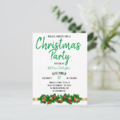 kerstfeest Mistletoe Bells Decoratief 2 Briefkaart (Staand voorkant)