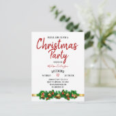 Kerstfeest Mistletoe Bells Decoratief Briefkaart (Staand voorkant)