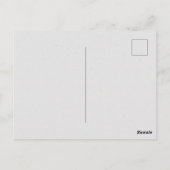 Kerstfeest Mistletoe Bells Decoratief Briefkaart (Achterkant)