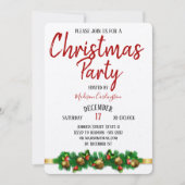 Kerstfeest Mistletoe Bells Decoratief Kaart (Voorkant)