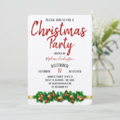 Kerstfeest Mistletoe Bells Decoratief Kaart (Staand voorkant)