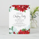 Kerstfeest Modern Corporate Holiday Kaart (Staand voorkant)