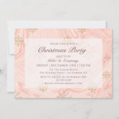 Kerstfeest Modern Roze Chic Corporate Holiday Kaart (Voorkant)