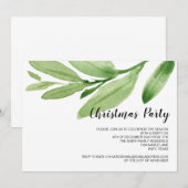 Kerstfeest Moderne eucalyptusuitnodigingen Kaart (Voorkant / Achterkant)