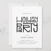 Kerstfeest Moderne Kerstmis Kaart (Voorkant)