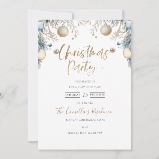 Kerstfeest Moderne warme kerstuitnodiging Kaart (Voorkant)