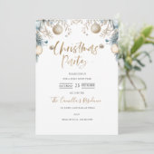 Kerstfeest Moderne warme kerstuitnodiging Kaart (Staand voorkant)