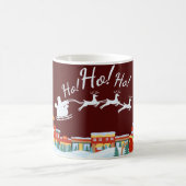 Kerstfeest Mok met een Dorp, Goos en Santa (Center)