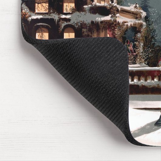 Kerstfeest Mousepad Muismat (Hoek)