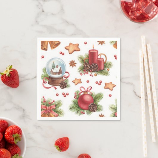 Kerstfeest Napkin Servet (Insitu)