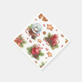 Kerstfeest Napkin Servet