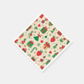 Kerstfeest Napkins Servet (Hoek)