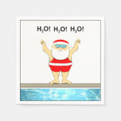 Kerstfeest Napkins Servet (Voorkant)