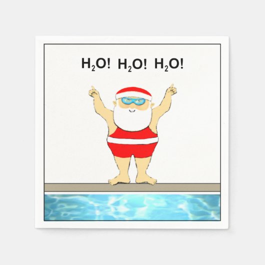 Kerstfeest Napkins Servet (Voorkant)