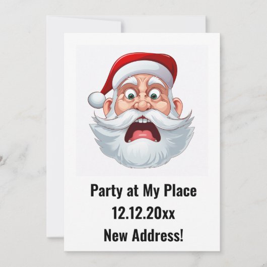 Kerstfeest Nieuw Adres Kaart (Voorkant)