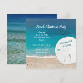 Kerstfeest nieuwjaarsuitnodiging kaart (Voorkant / Achterkant)