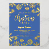 Kerstfeest nodigen 5 "x 7" Folie uit Folie Uitnodiging (Voorkant)