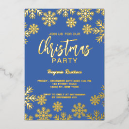 Kerstfeest nodigen 5 "x 7" Folie uit Folie Uitnodiging