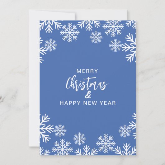 Kerstfeest nodigen 5 "x 7" Folie uit Kaart (Achterkant)