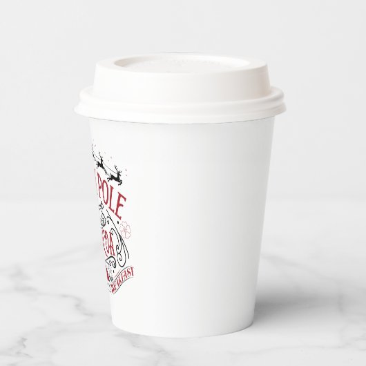 kerstfeest Noordpoolkerst-kerstfeest Papieren Bekers (Links)