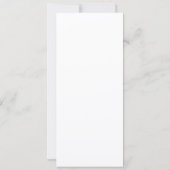 Kerstfeest notenkraker dinerkaart kaart (Achterkant)