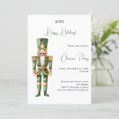 Kerstfeest Notenkraker Minimalistisch Kaart (Staand voorkant)