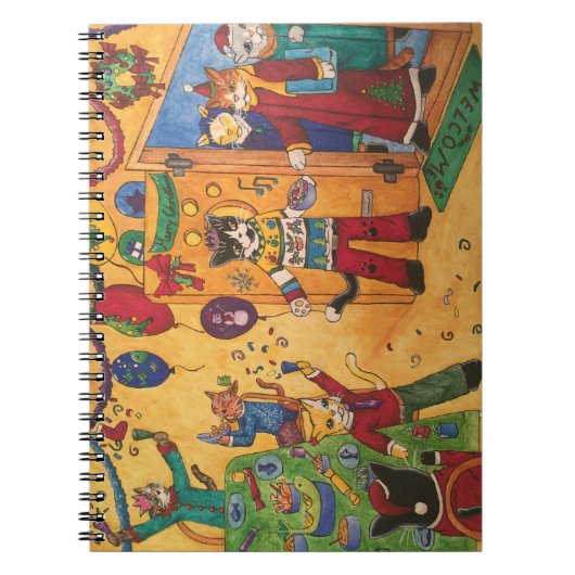 kerstfeest notitieboek (Voorkant)
