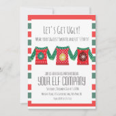 Kerstfeest Oeganda Sweaters Kantoor Company Event Kaart (Voorkant)