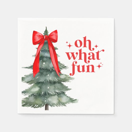 Kerstfeest oh wat leuk servet (Voorkant)