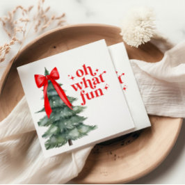 Kerstfeest oh wat leuk servet