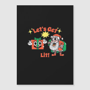 Kerstfeest ontwerp - Let's Get Lit Klassieker