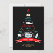 Kerstfeest op afstand kaart (Voorkant)