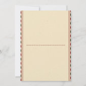 Kerstfeest op de Noordpool Kaart (Achterkant)