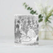 Kerstfeest op een landgoed in Louisiana Feestdagenkaart (Staand voorkant)