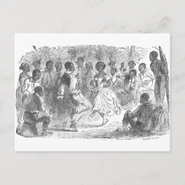 Kerstfeest op een landgoed in Louisiana Feestdagenkaart