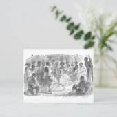 Kerstfeest op een landgoed in Louisiana Feestdagenkaart (Staand voorkant)