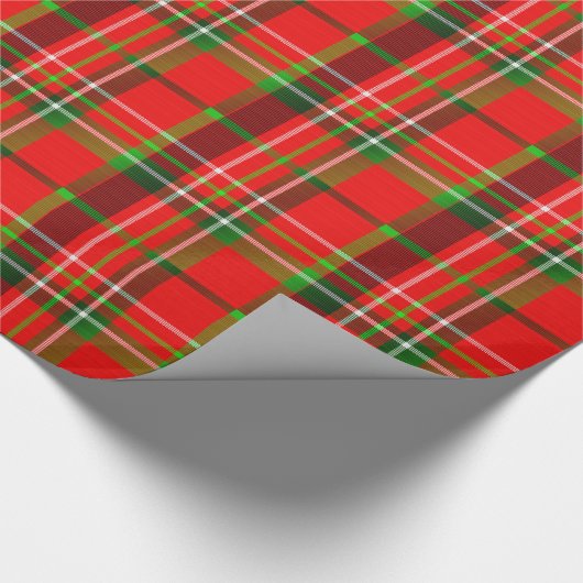 Kerstfeest op feestdag cadeaupapier (Hoek)