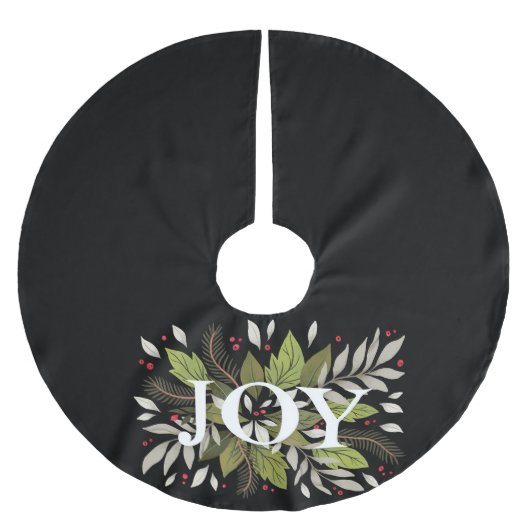 Kerstfeest op feestdag Greenery Kerstboom Rok (Voorkant)