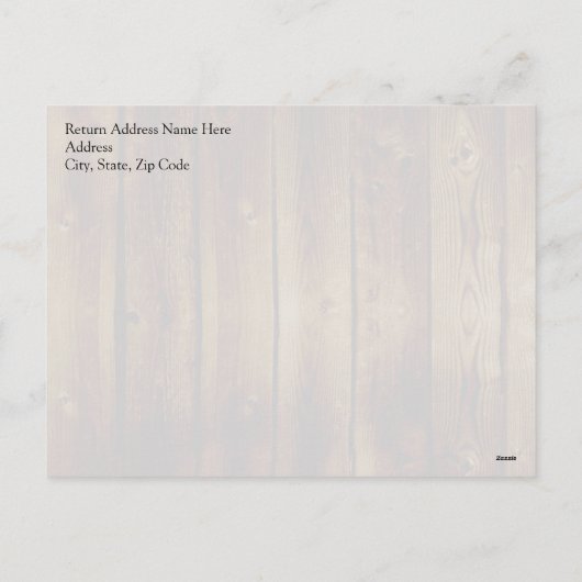  kerstfeest op het platteland feestdagenkaart (Achterkant)